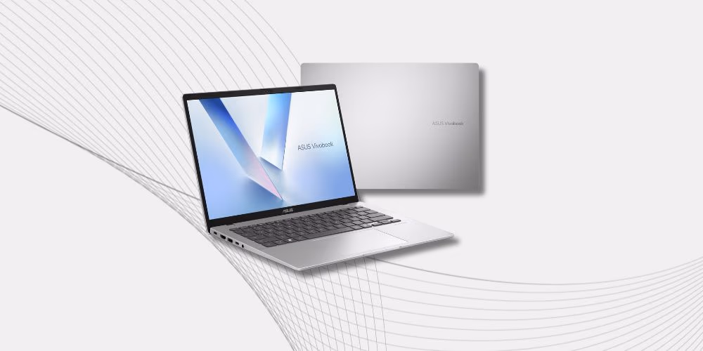 Hero image for ASUS Vivobook 14 (A1407CA). Laptop AI Murah dengan Intel Core Ultra