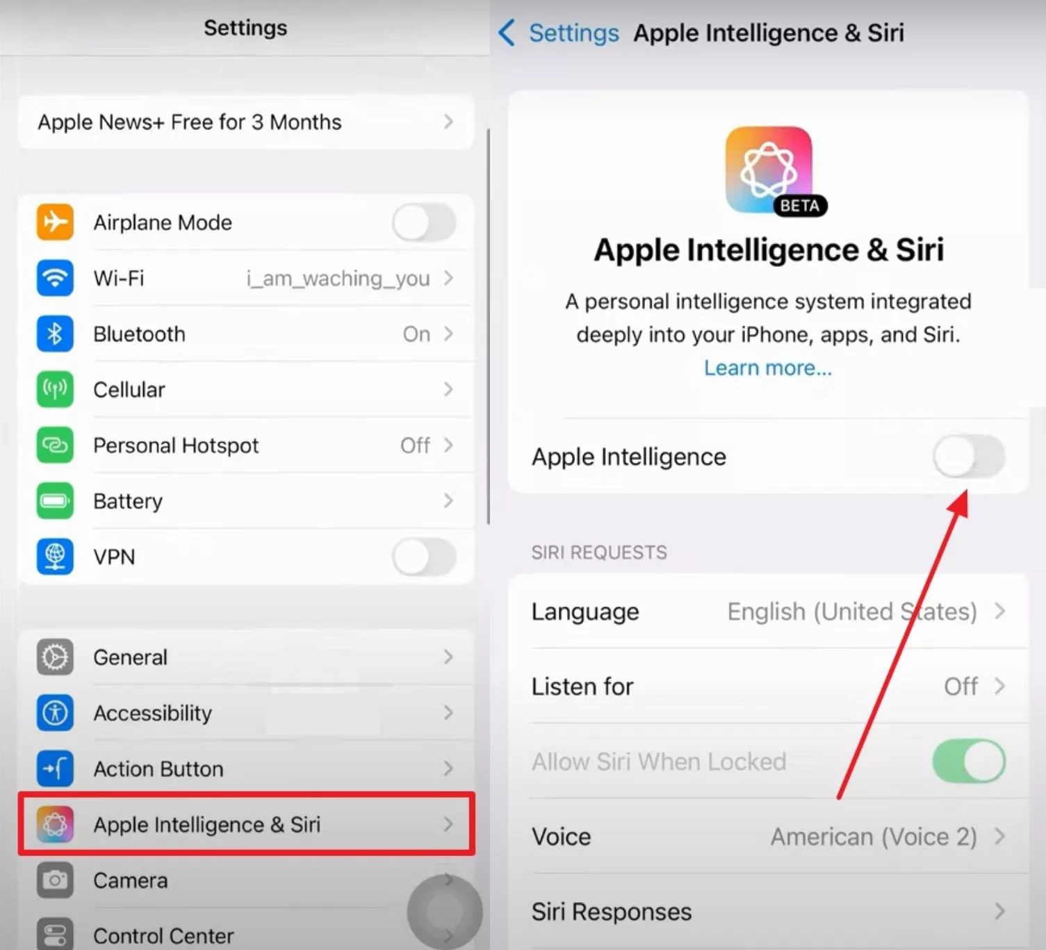 how to turn off apple intelligence 2